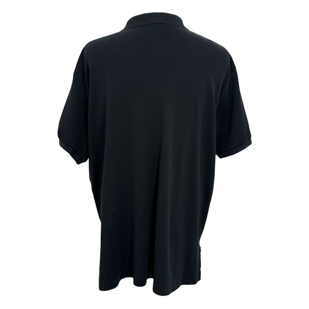 Polo Ralph Lauren Polo Men XXL Classic Black Cotton Short Sleeve Shirt Red Pony - Picture 5 of 6